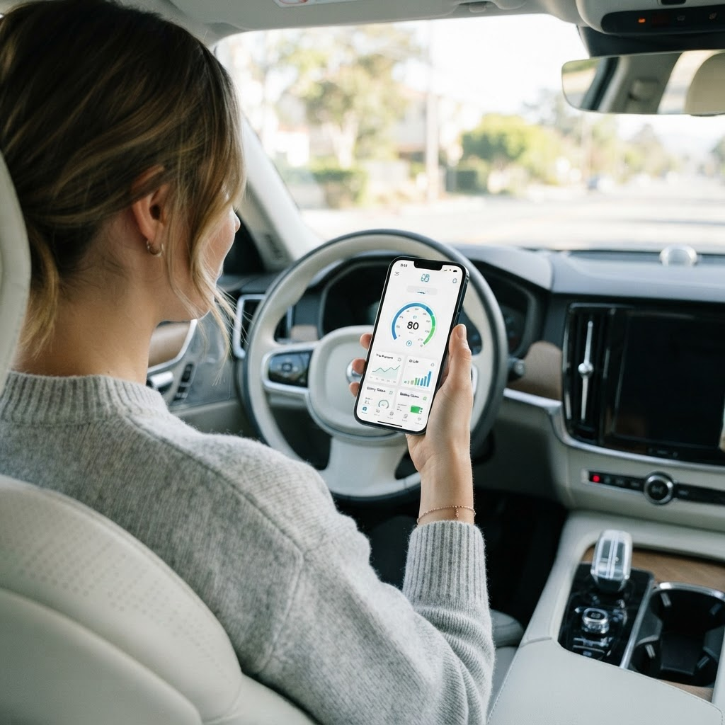 Doctor Drive vehicle health dashboard on a smartphone